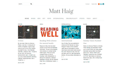 Desktop Screenshot of matthaig.com