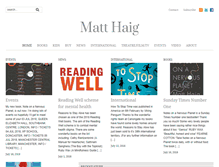 Tablet Screenshot of matthaig.com